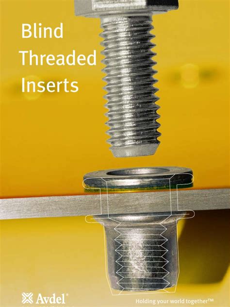 sheet metal threaded inserts|threaded inserts for thin metal.